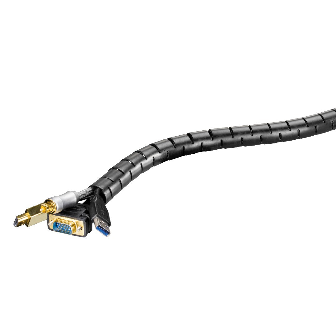 Deltaco Kabelkanal LDR02 2,5m Svart