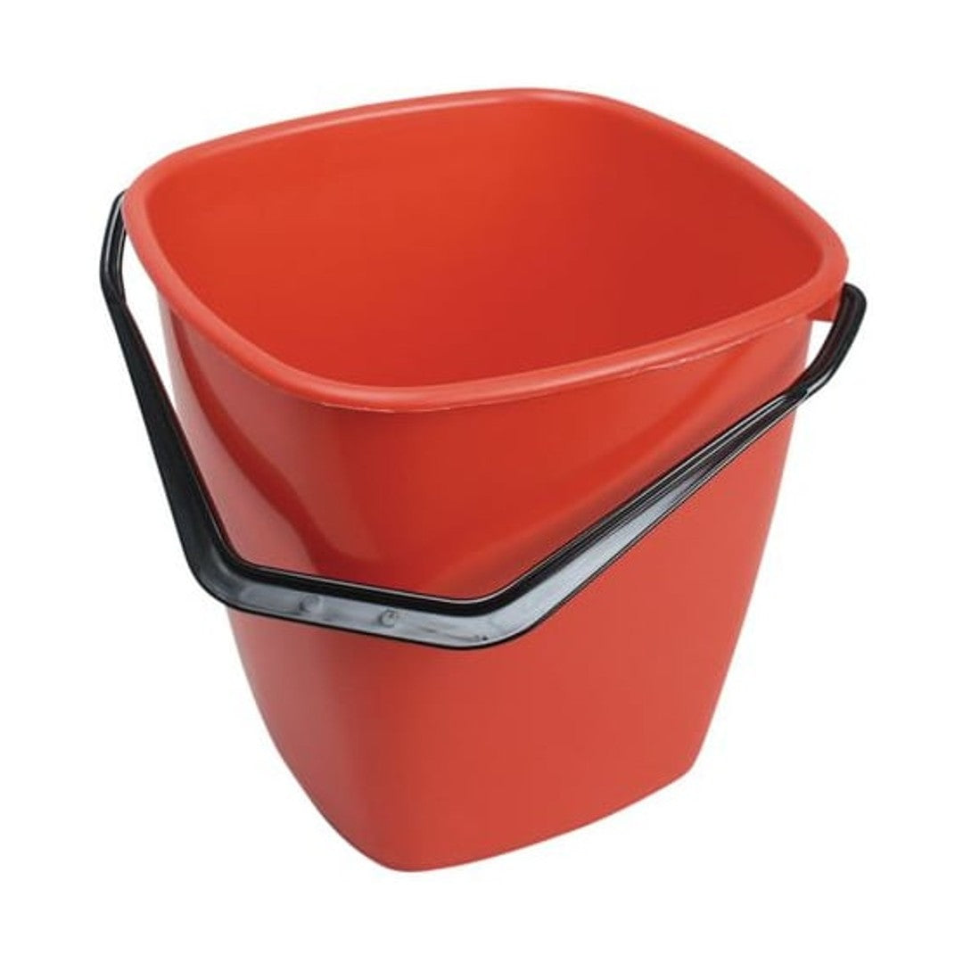 Durable Hink fyrkantig röd 14L