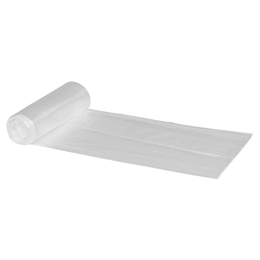Abena Papperskorgspåse HDPE Transparent 50L 8my 50/rl