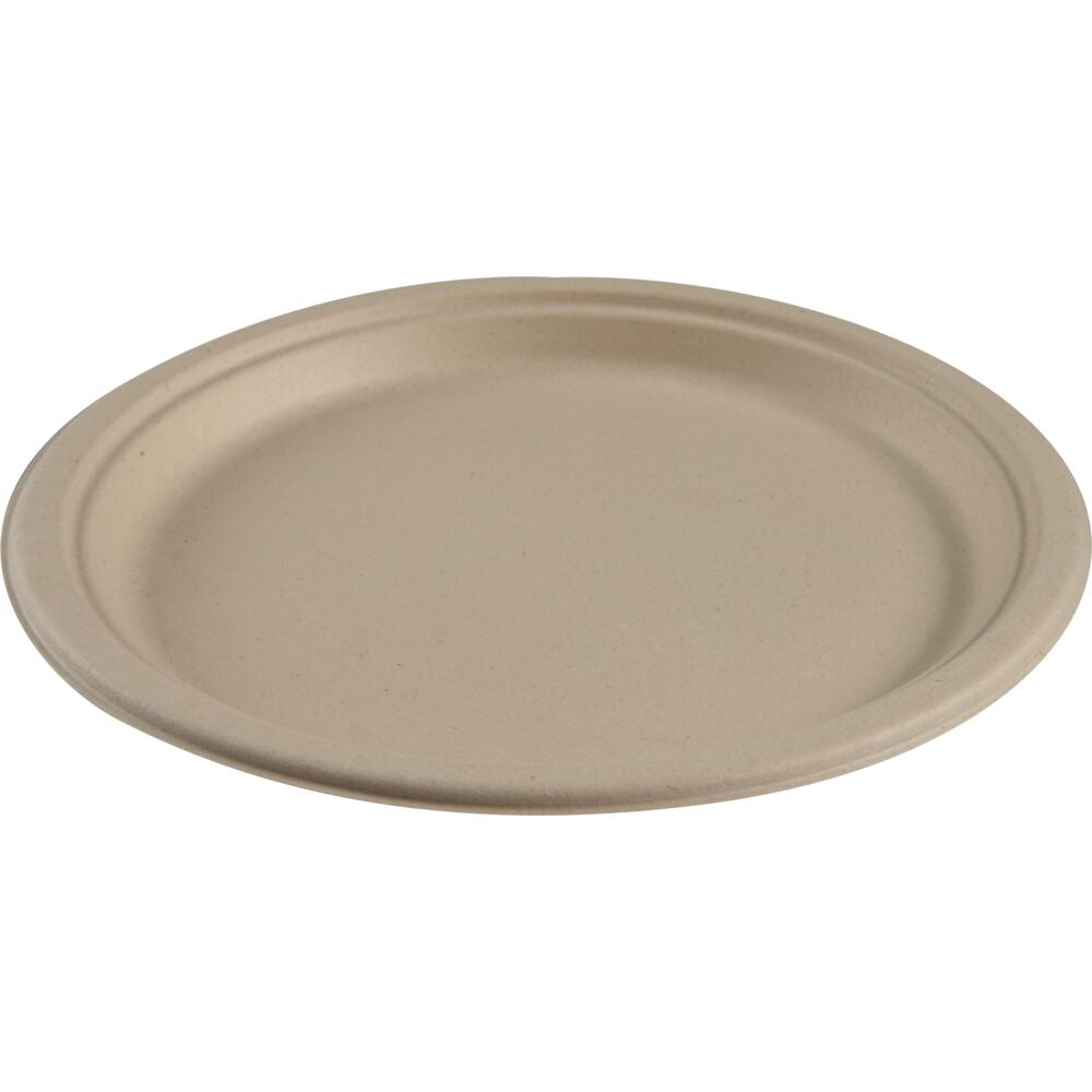 Abena Tallrik Miljö Bagasse 26cm Komposterbar 50/fp