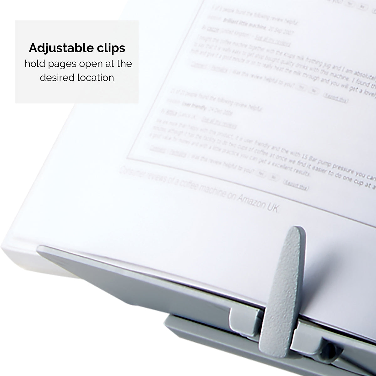 Fellowes Dokumenthållare Booklift Silver