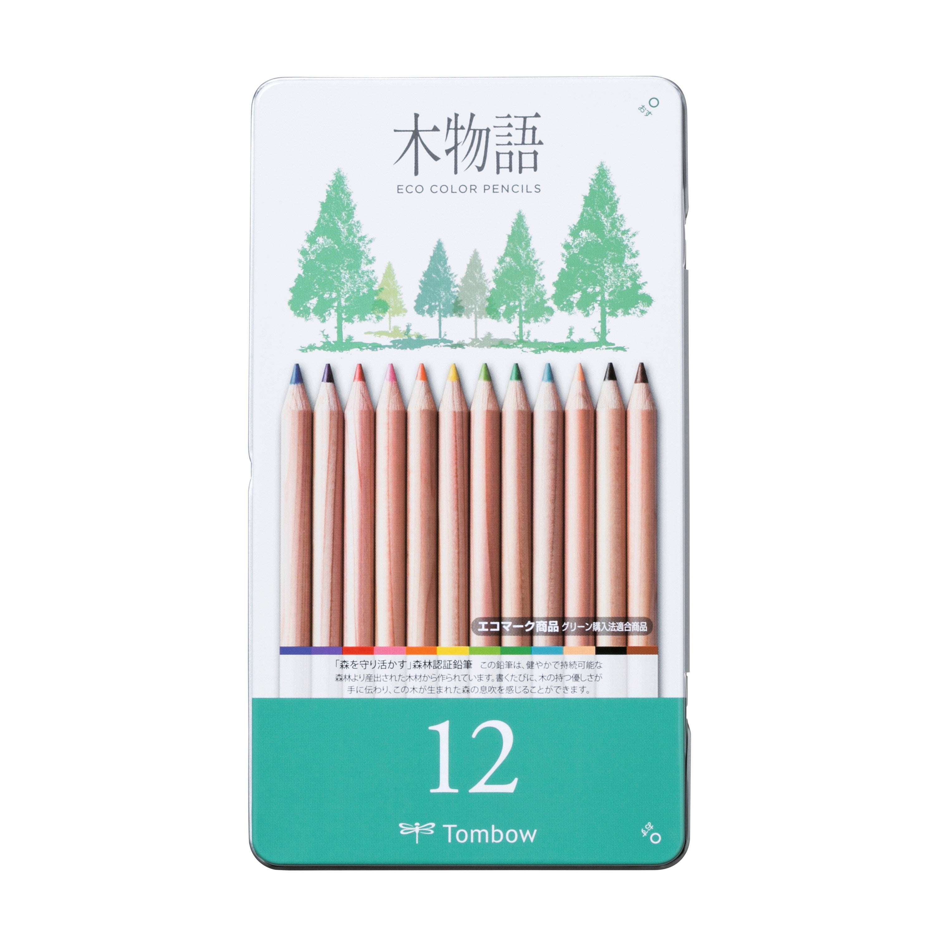 Tombow pencil Eco in metal tin ass (12)
