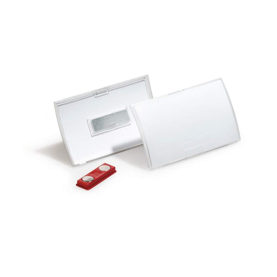 Durable Namnskylt med magnet 40x75 mm 10/fp