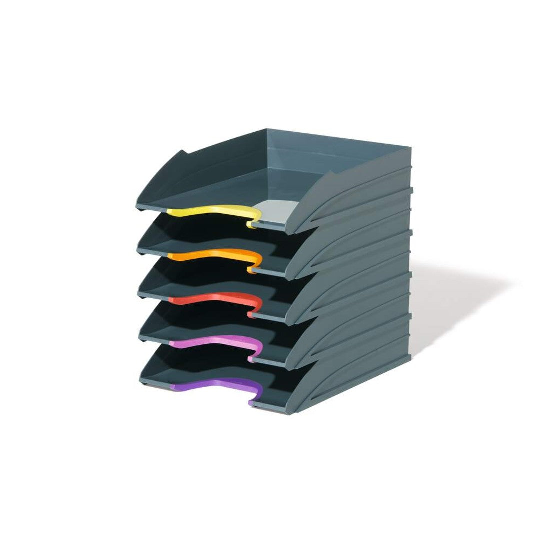 Durable Brevkorg Varicolor A4 grå 5/fp