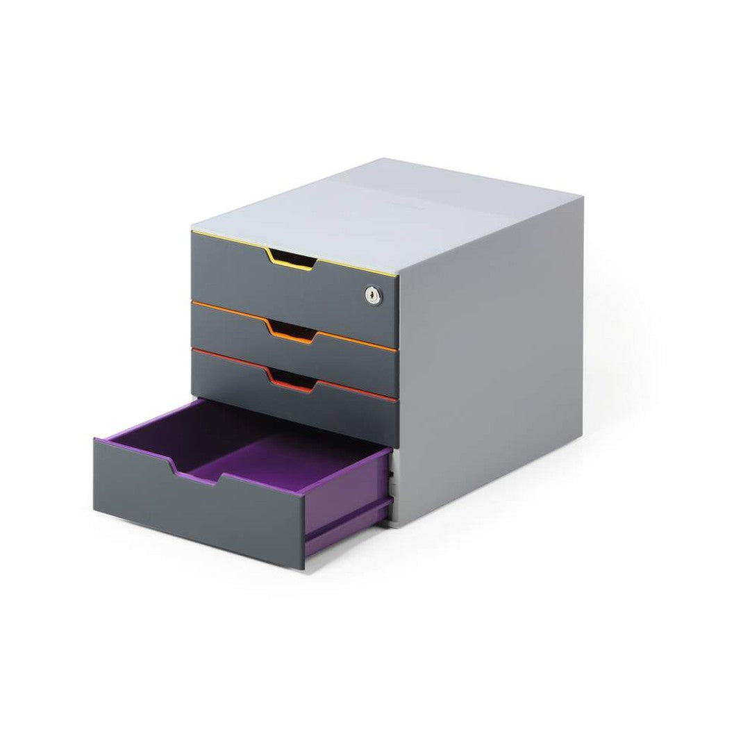 Durable Blankettbox Varicolor 4 Safe låsbart