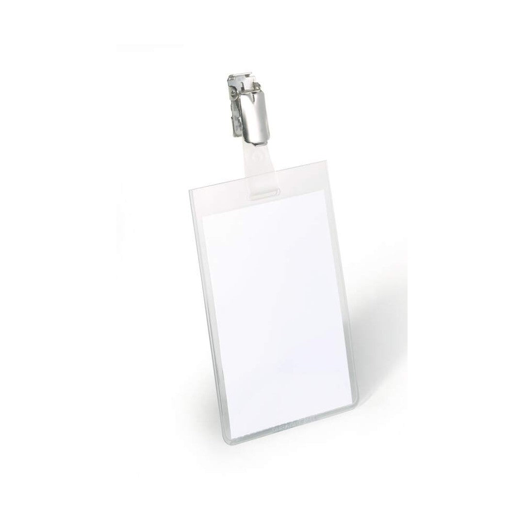 Durable Namnskylt med clips 60x90 mm 25/fp