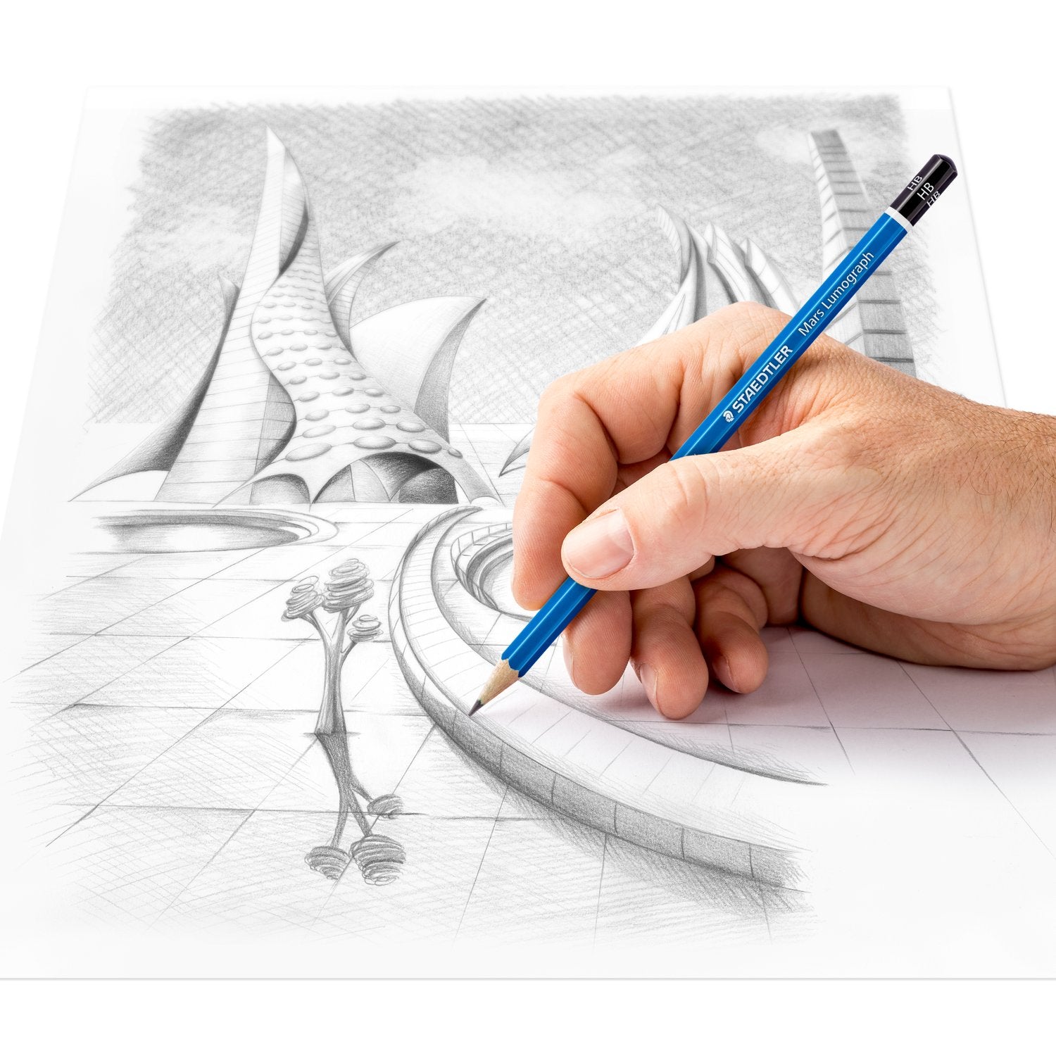 Staedtler Penna Mars Lumograph 5H 12/fp