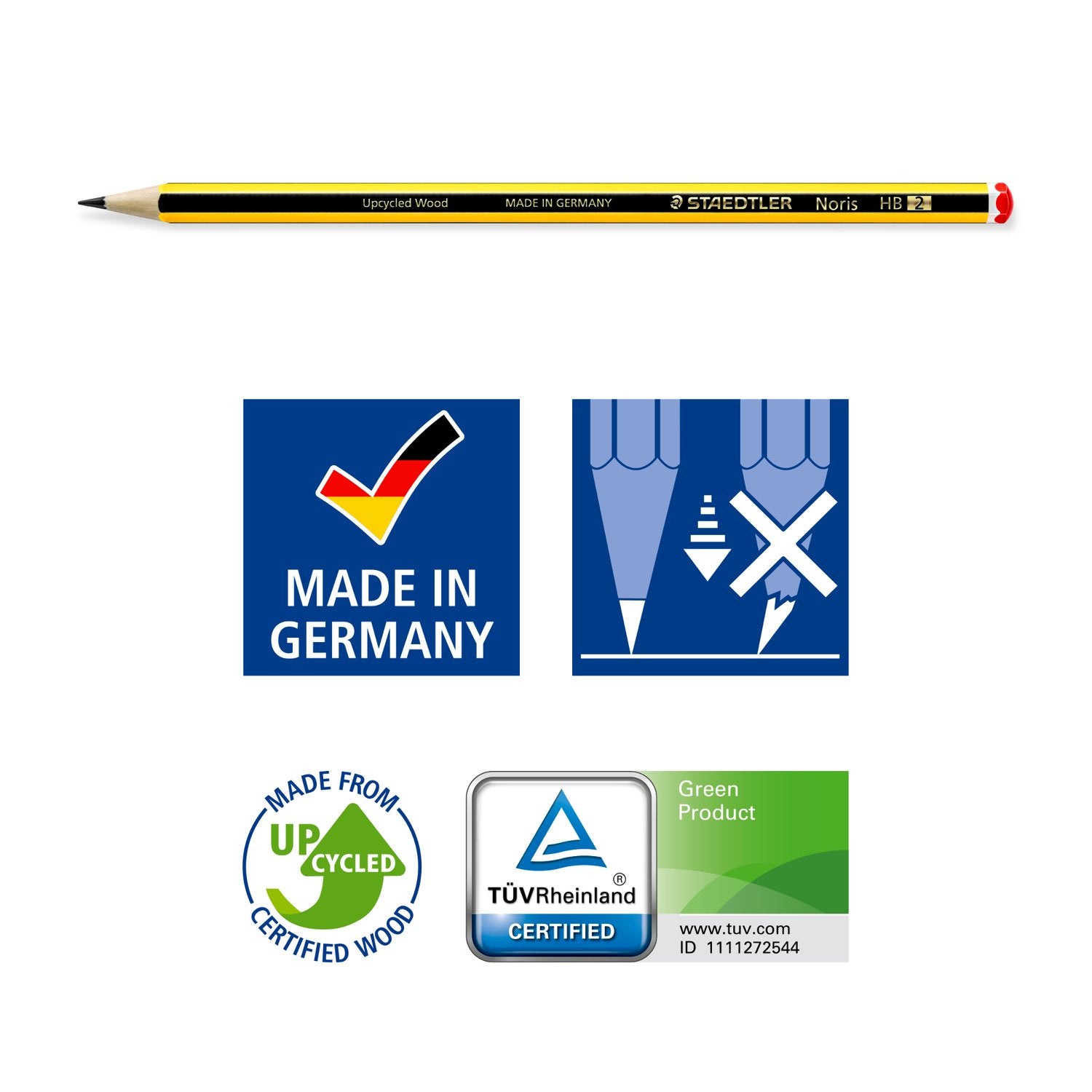 Staedtler Penna Noris HB Set 100% PEFC