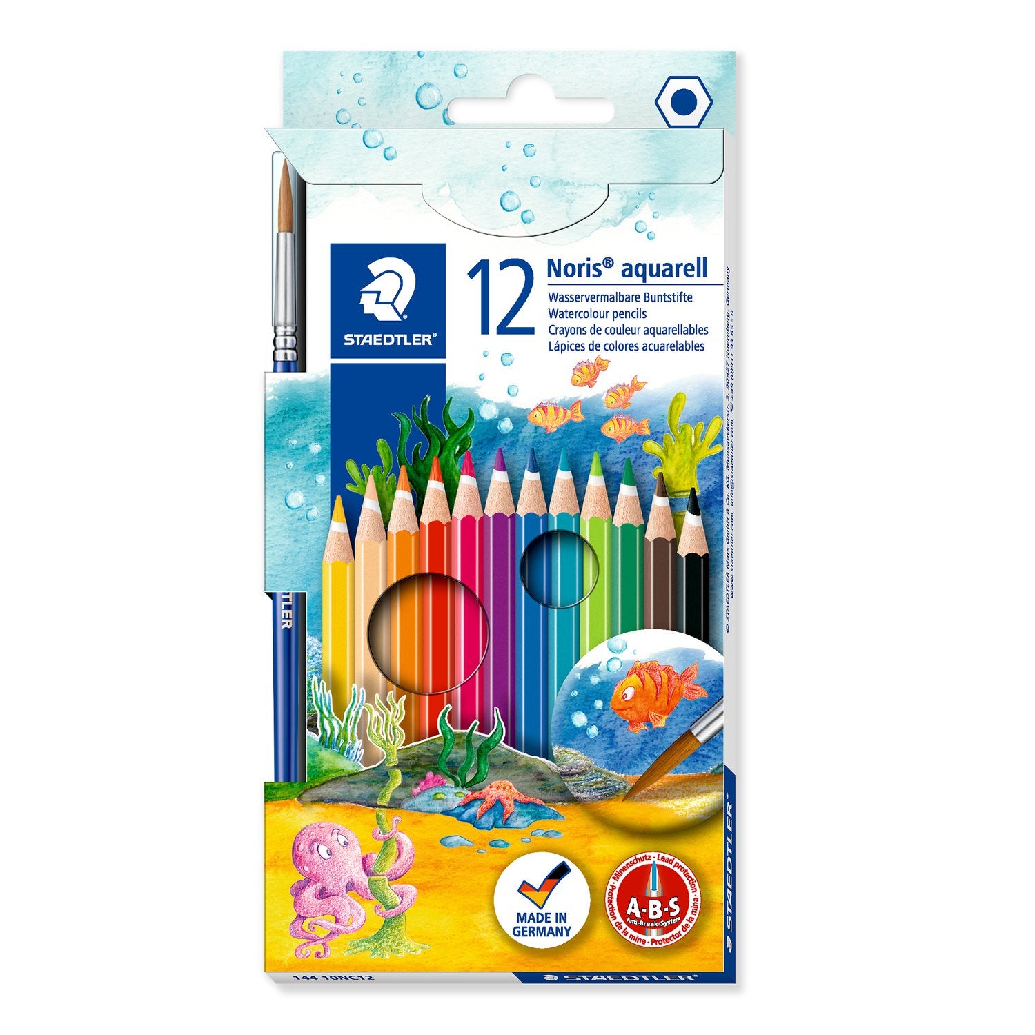 Staedtler Akvarellpennor Noris Club 12/fp