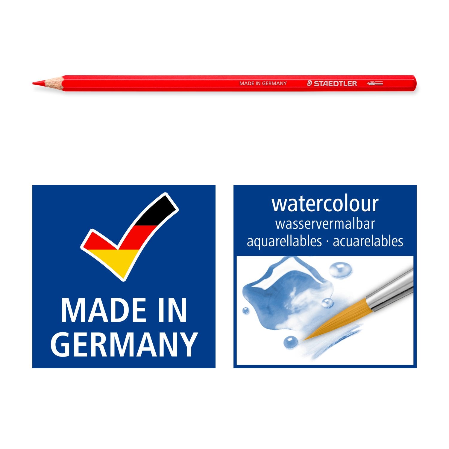 Staedtler Färgblyertspennor Akvarell Assorterade 12/fp