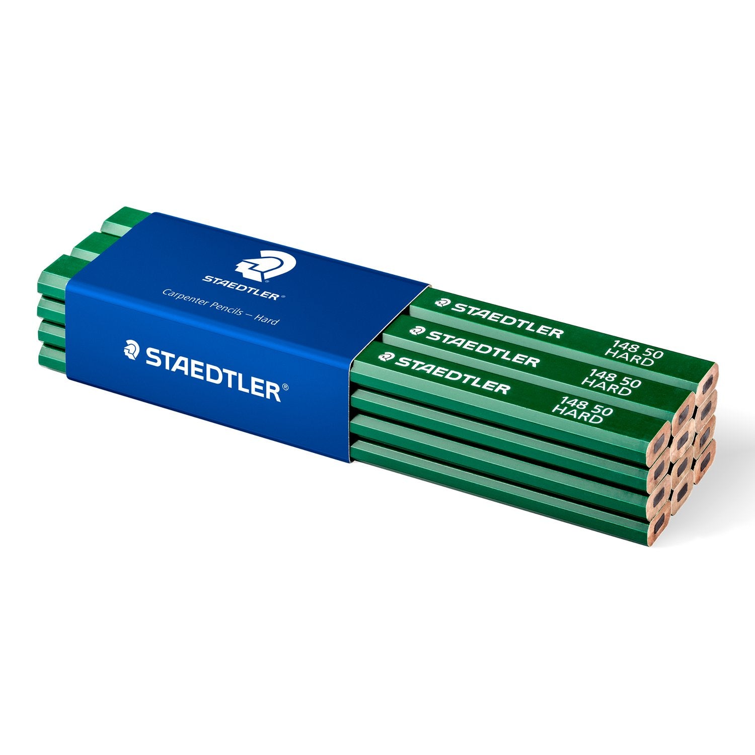 Staedtler Snickarpenna Hård 6-Kantig 17,5 cm 12/fp