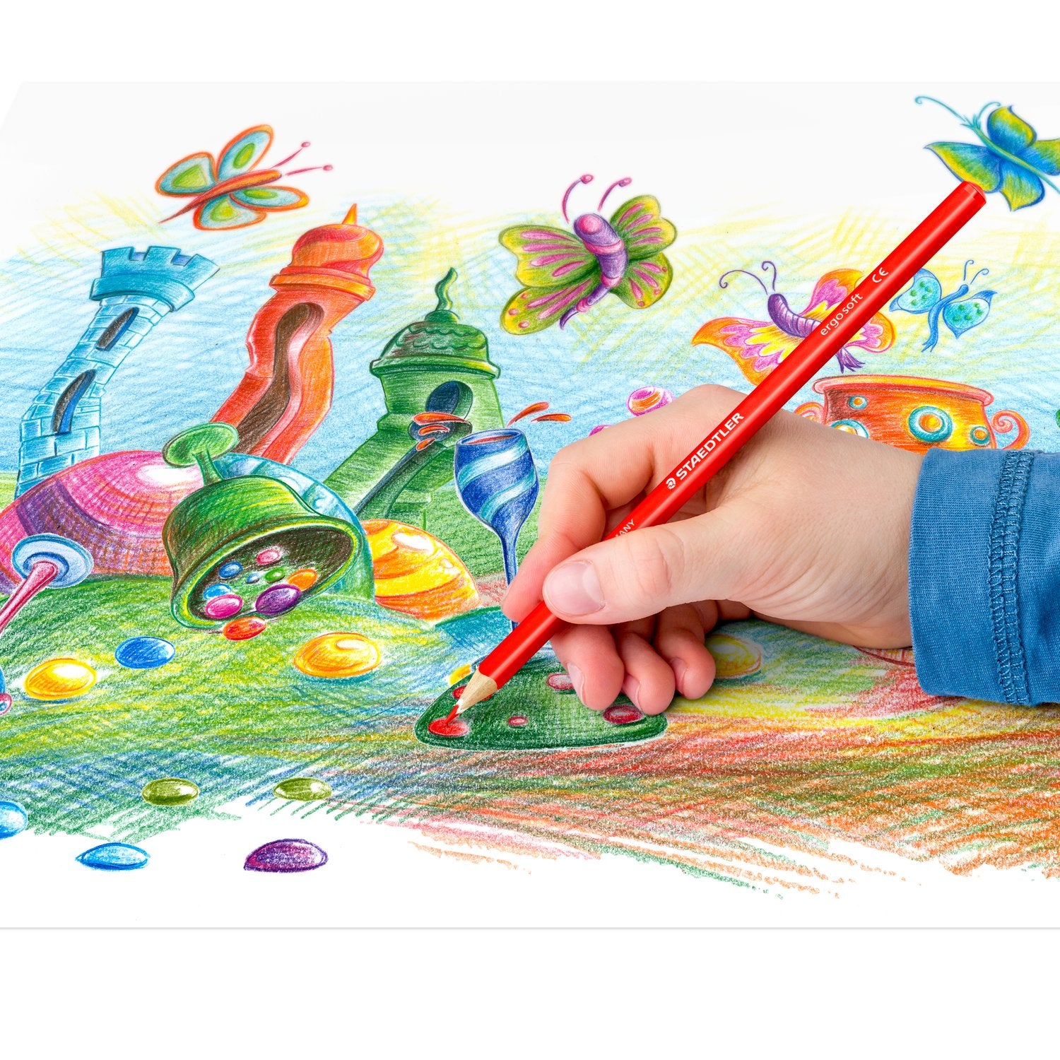 Staedtler Färgblyertspenna Ergosoft Assorterade 36/fp