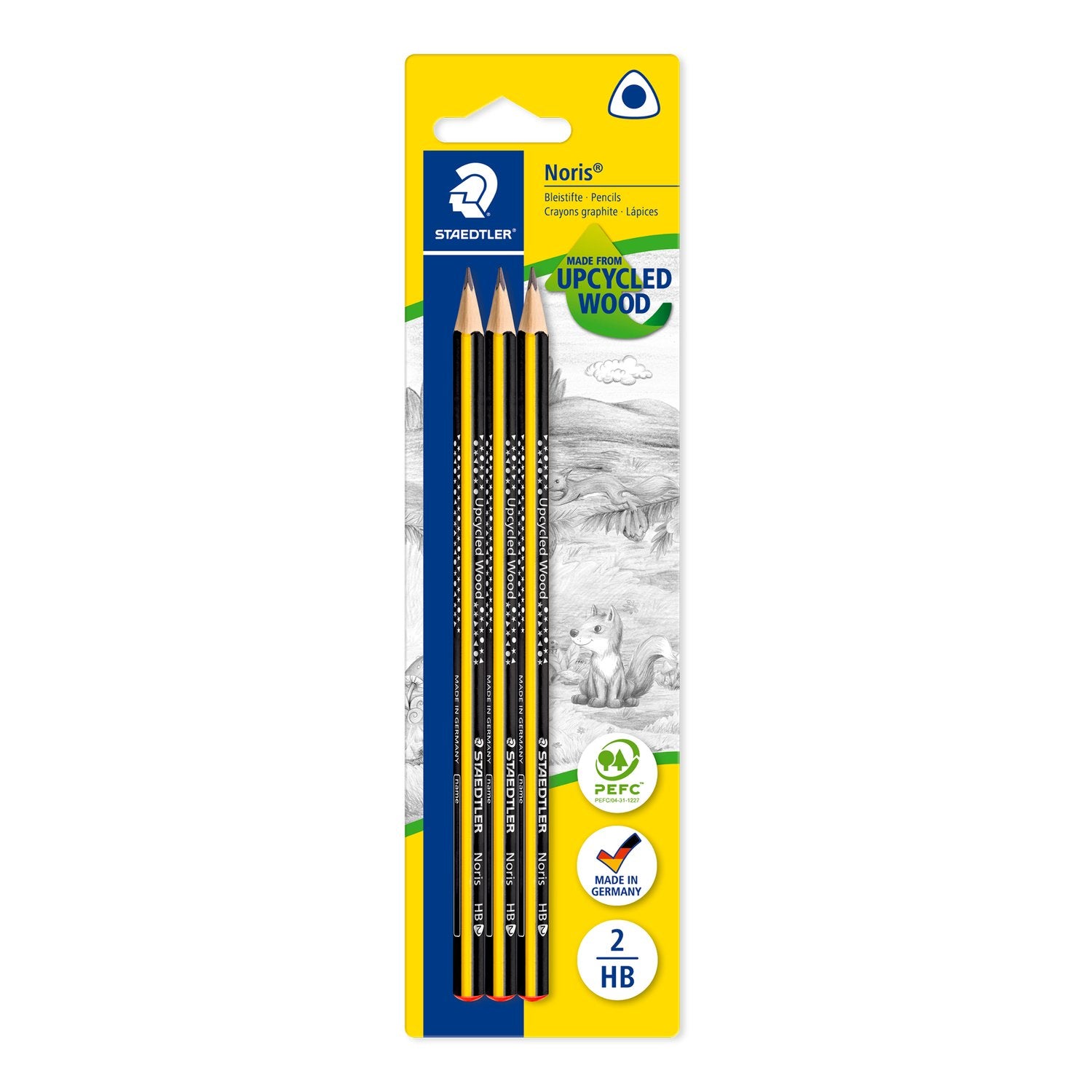 Staedtler Blyertspenna Noris HB Trekantig 3/fp
