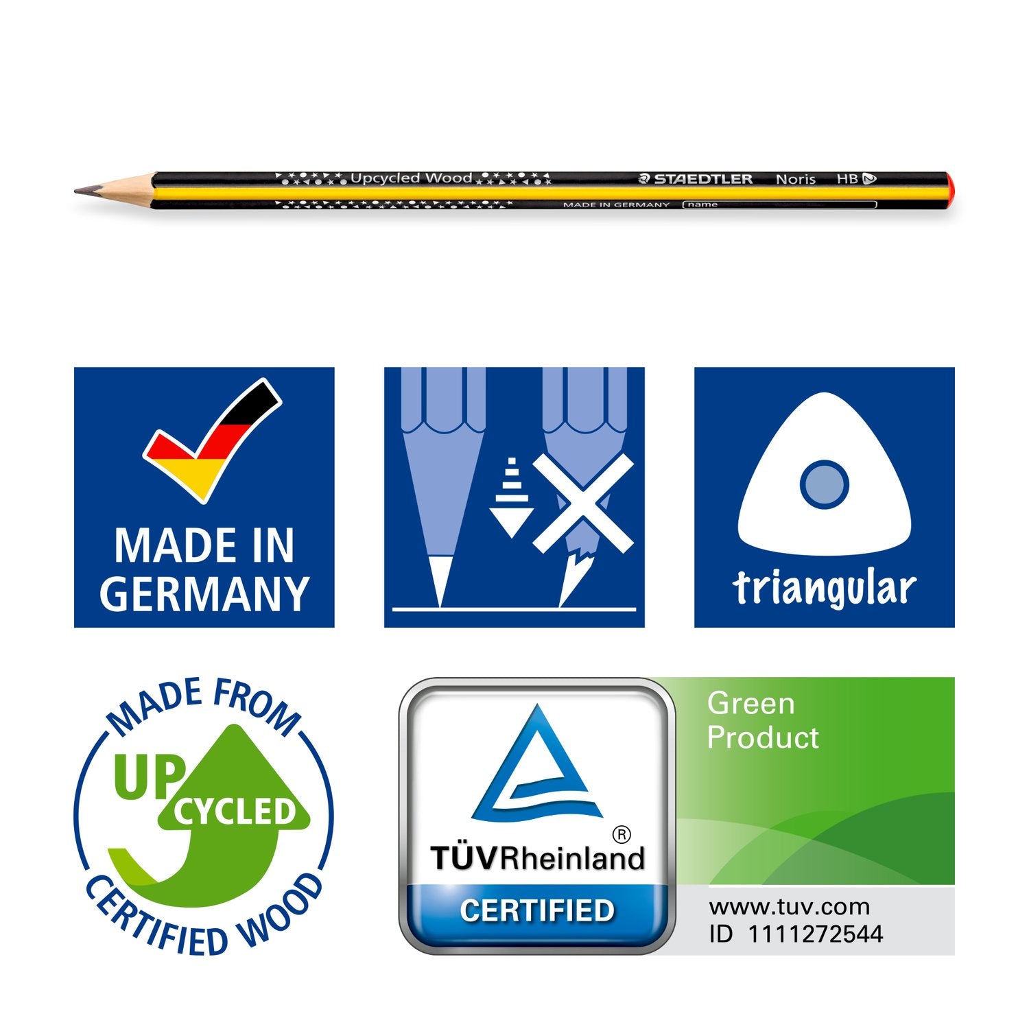 Staedtler Blyertspenna Noris HB 72/fp