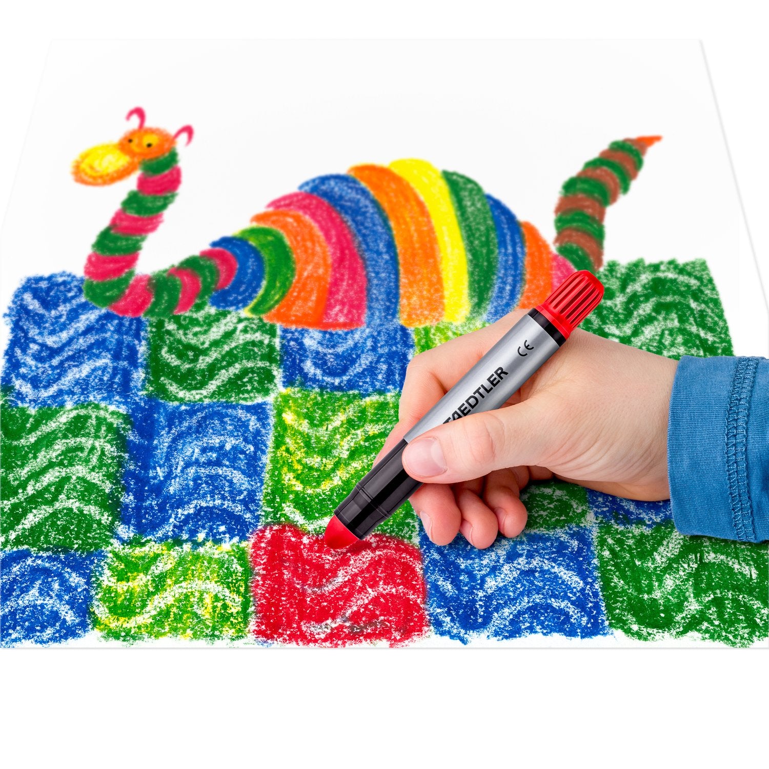 Staedtler Färgblyertspennor Gel-kritor med Skruvfunktion 6 st