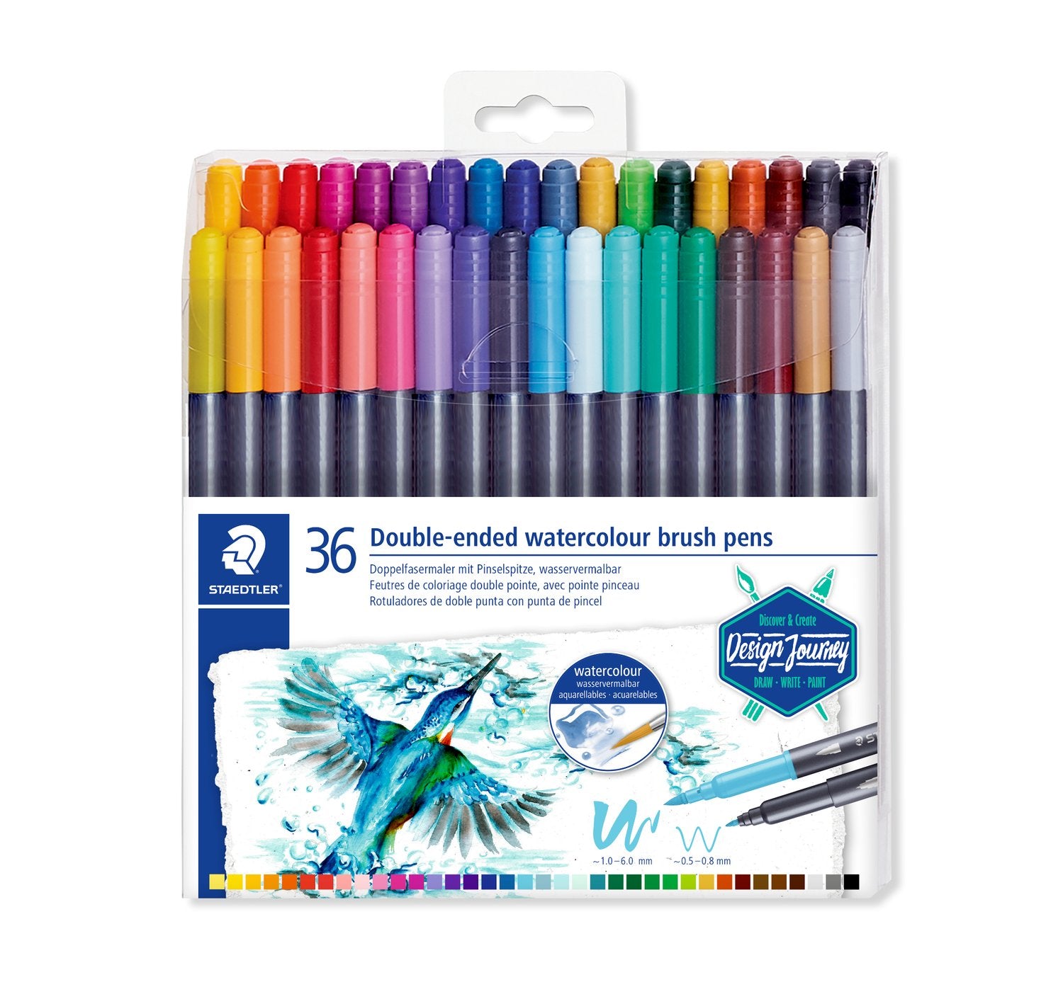 Staedtler Fiberspetspenna Marsgraphic Duo 36/fp