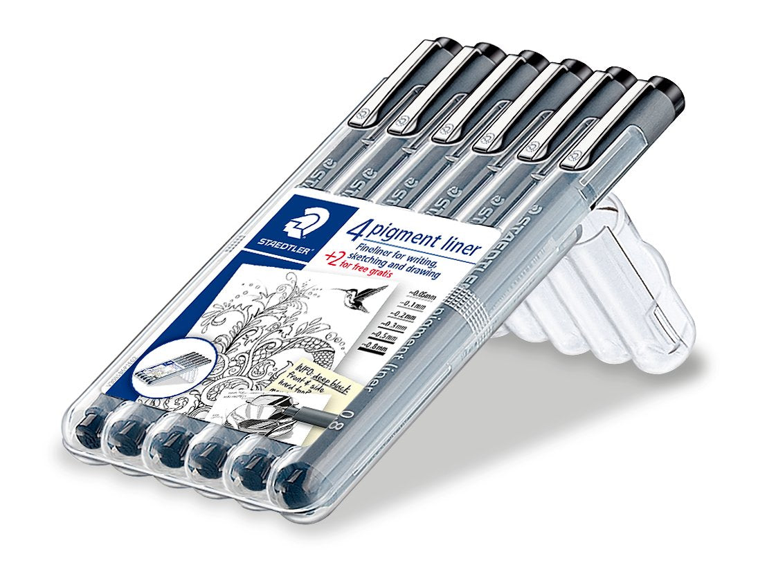 STAEDTLER Tuschpenna Pigment Liner 6/fp