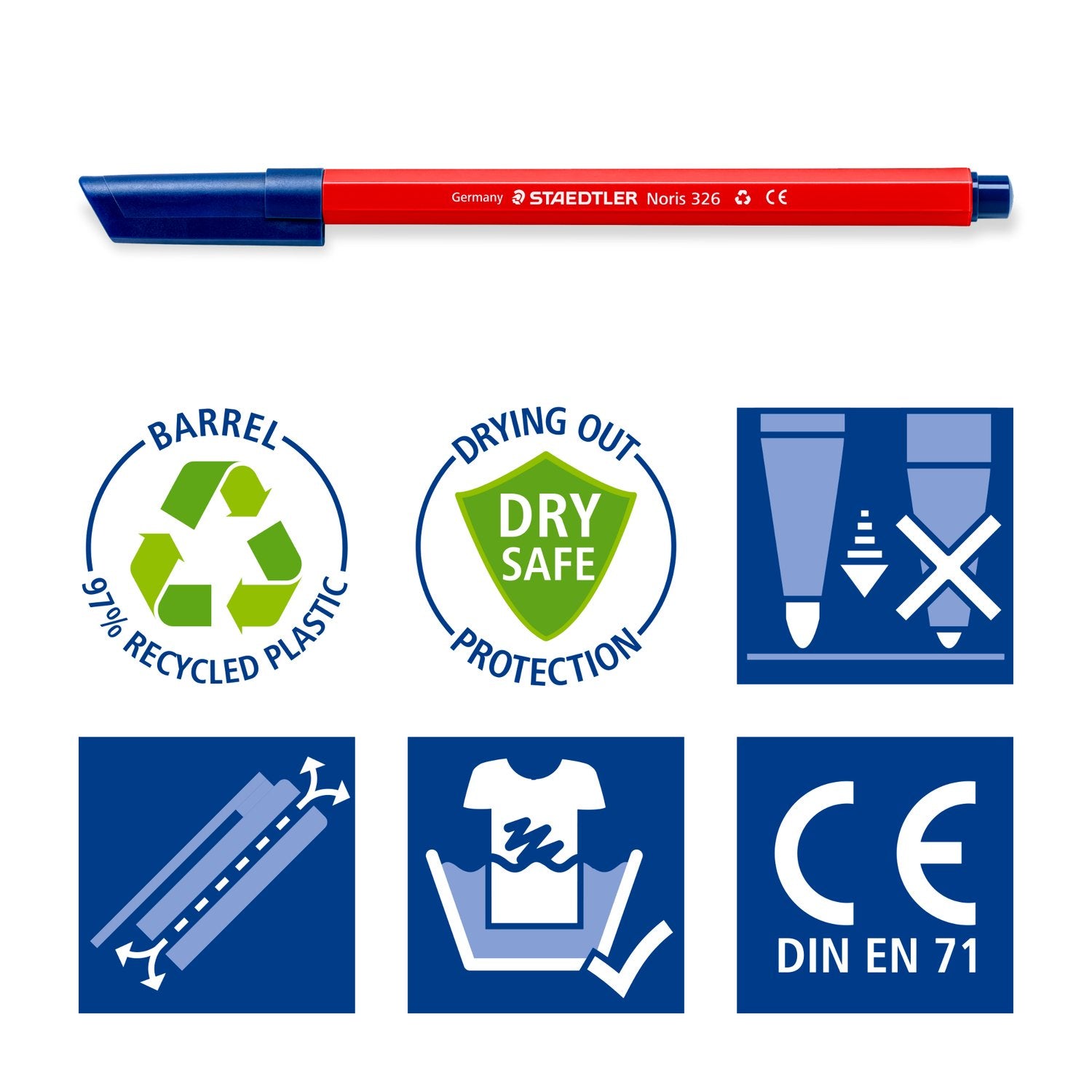 Staedtler Fiberpennor 10 Färger