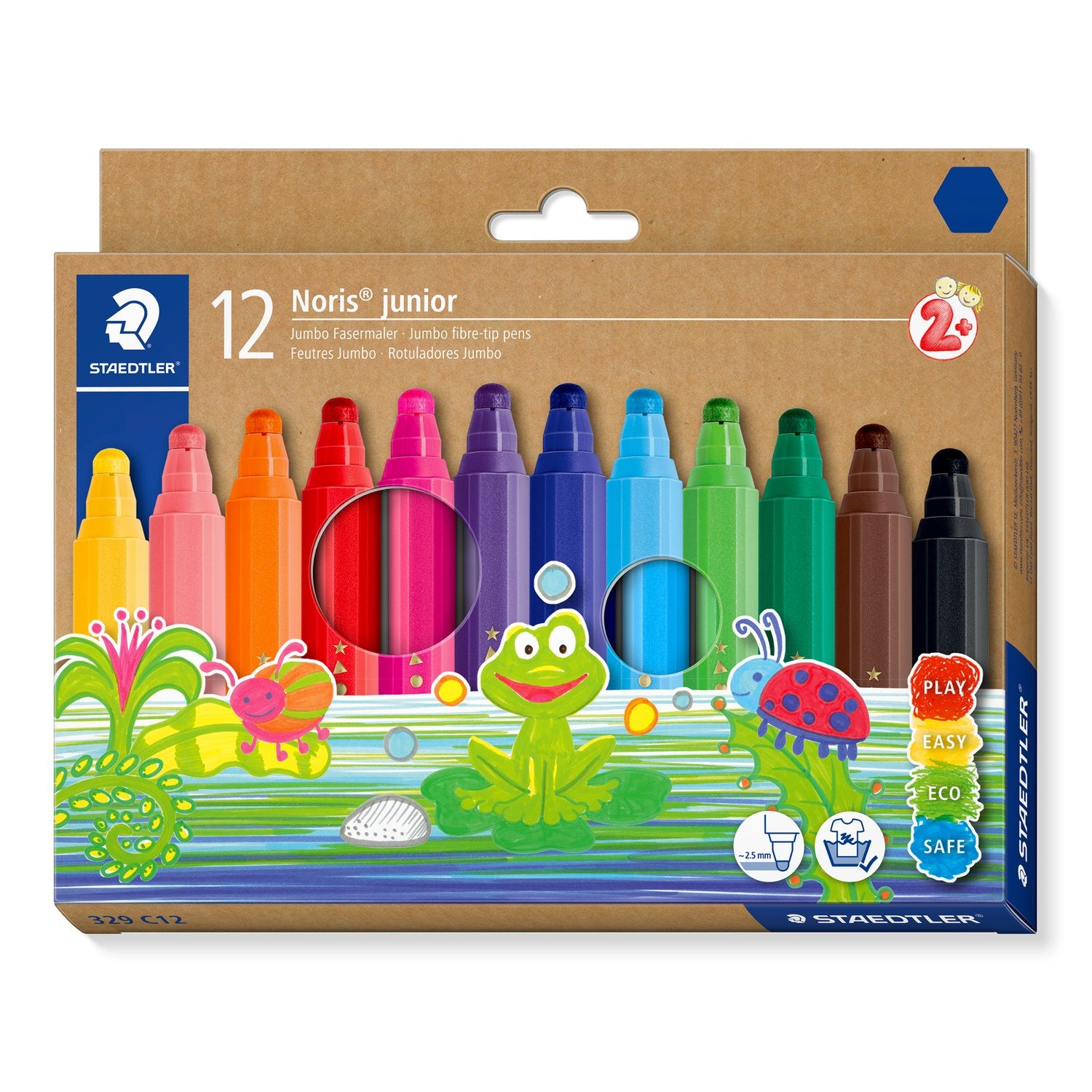 Staedtler Noris Junior Fiberpenna 12/fp