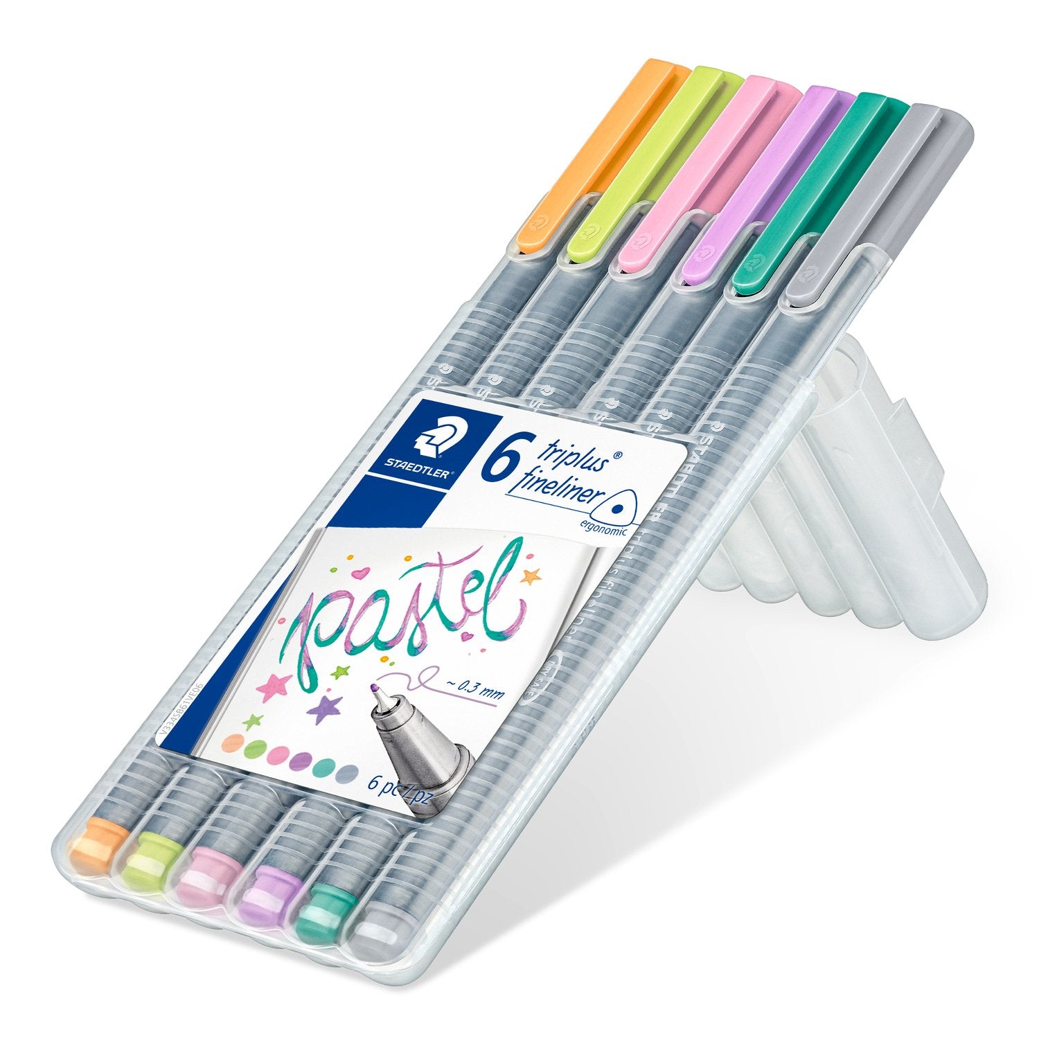 Staedtler Triplus Fineliner Pastell 6/fp