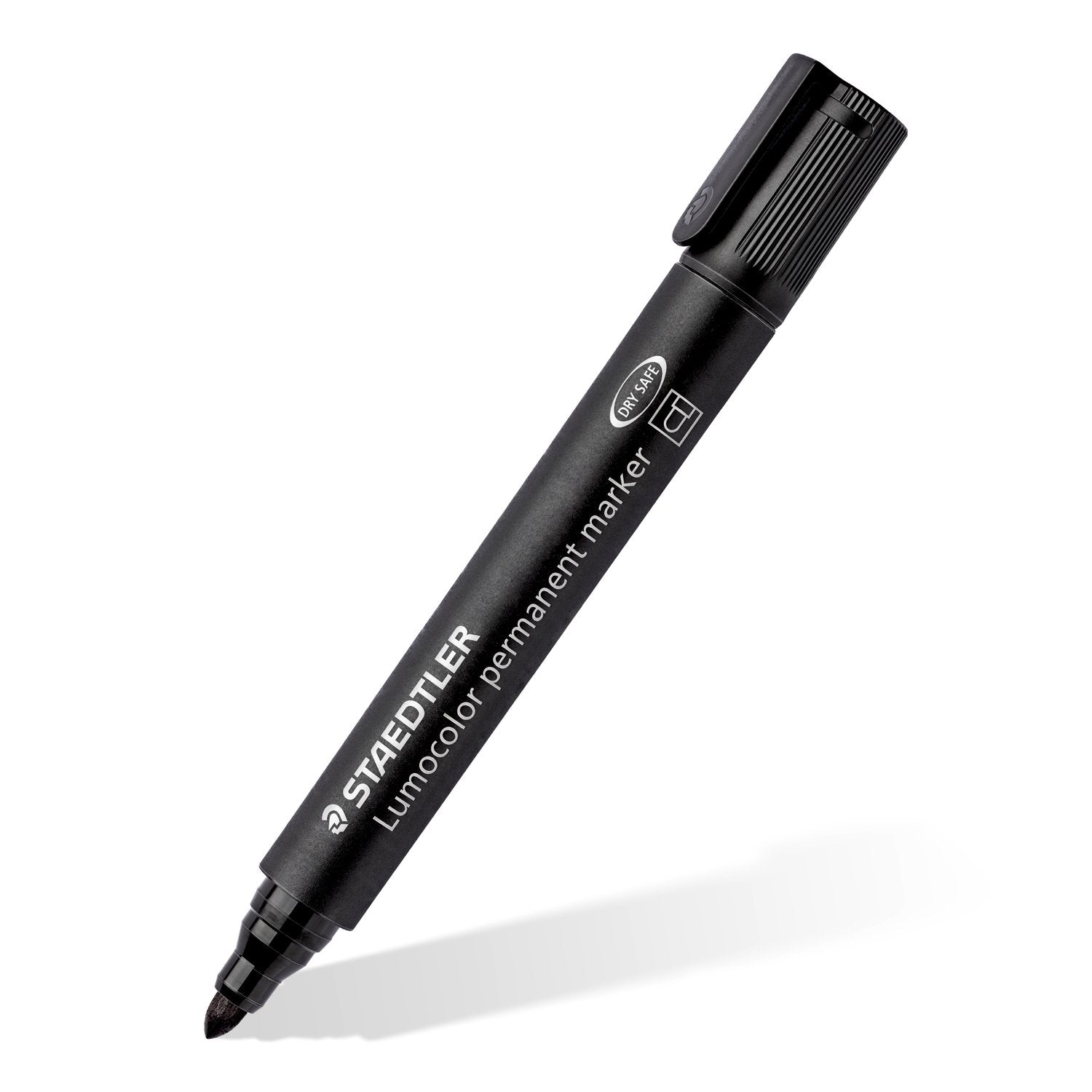 Staedtler Märkpenna Lumocolor Permanent Rund 2.0mm Svart 10/fp