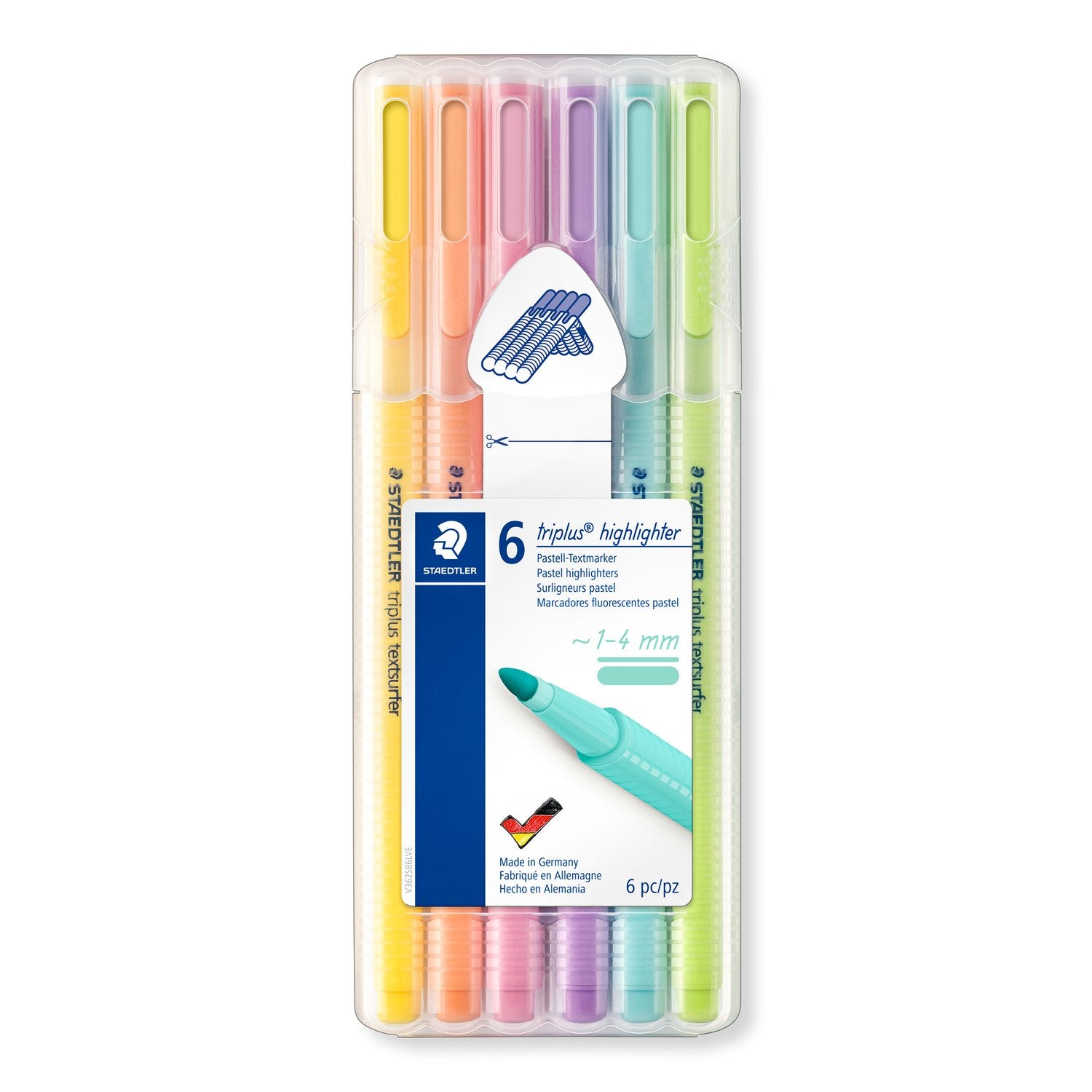 Staedtler Triplus Överstrykningspennor 6/fp