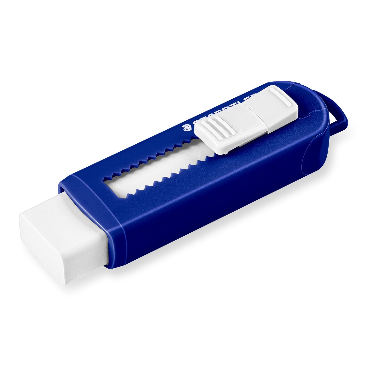 Staedtler Suddgummi PVC-fritt Med Frammatningsfunktion Blå/Vit 12/fp