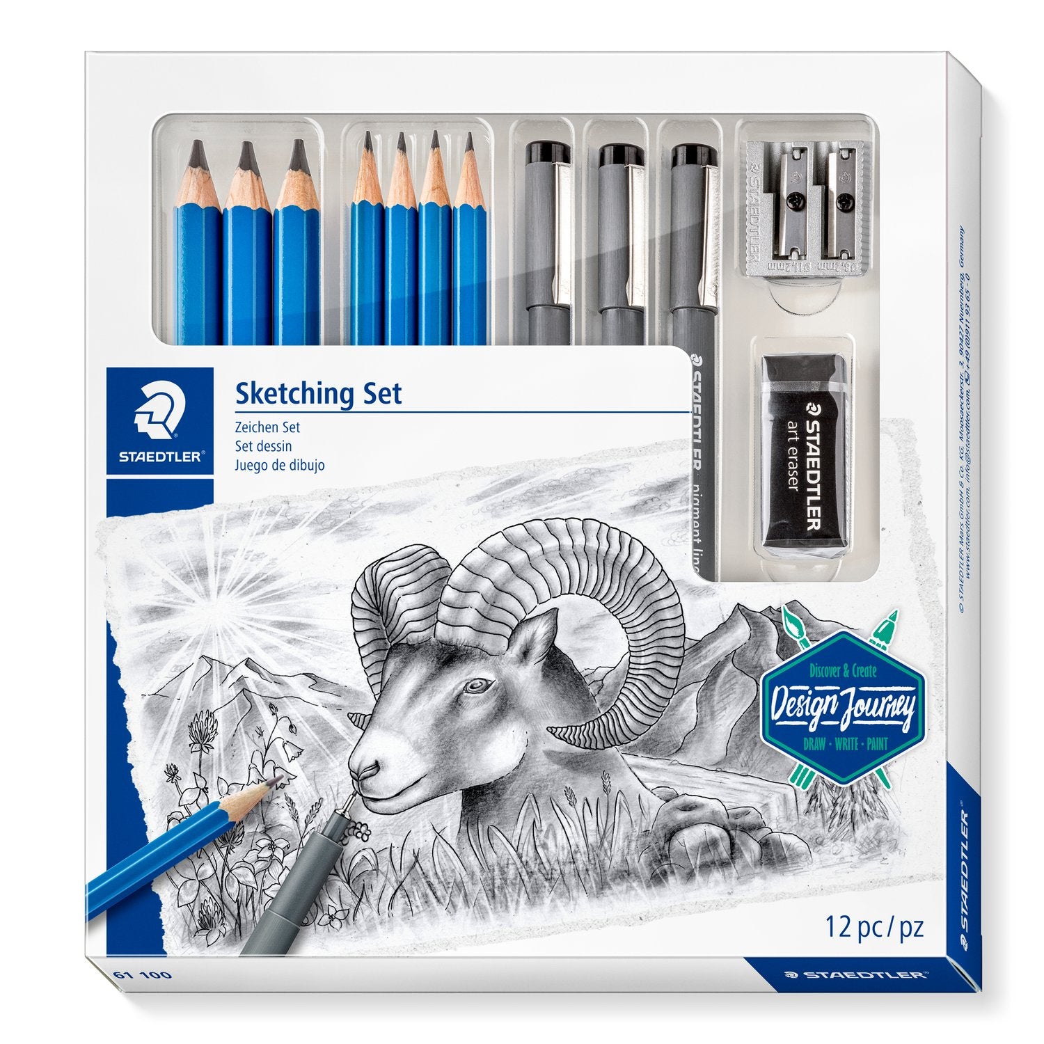 Staedtler Mixed Sketching Set 100% PEFC