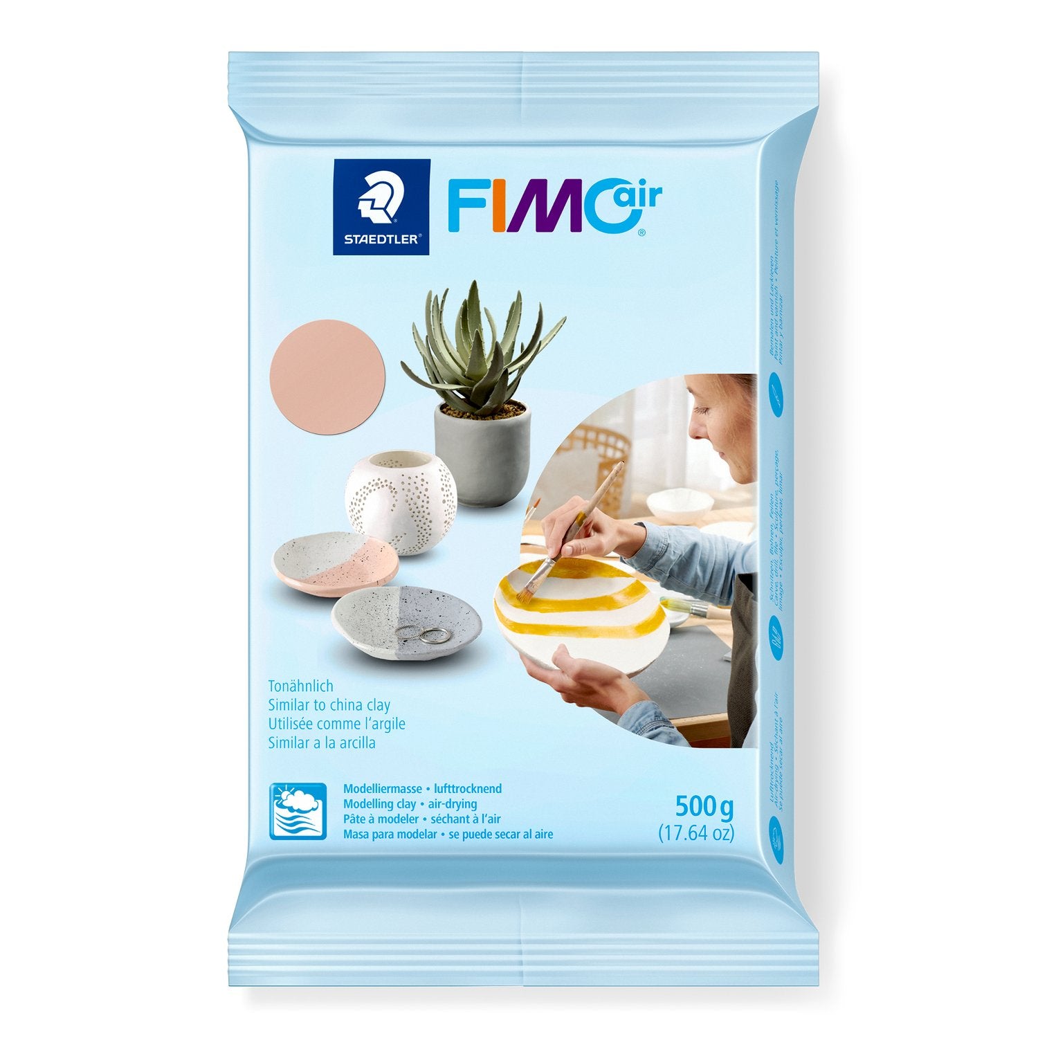 Staedtler Modellera Fimo Air 500 g Persika