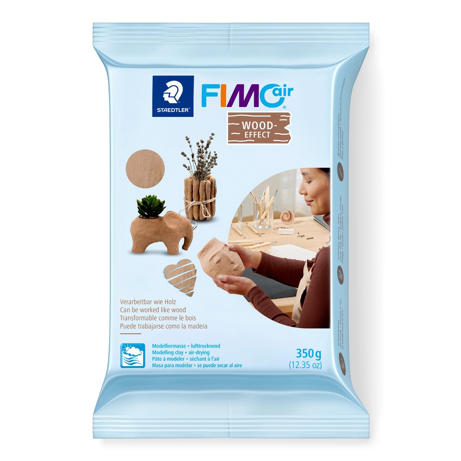 Staedtler Modellera Fimo Air Träeffekt 350 g