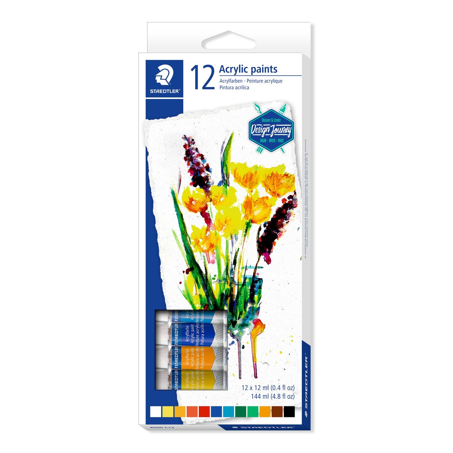 Staedtler Akrylfärg 12 ml 12/fp