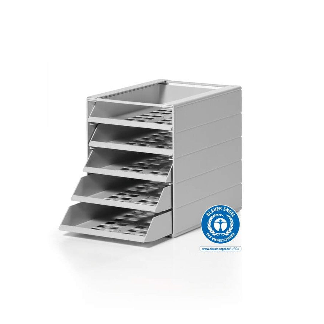 Durable Blankettbox IDEALBOX BASIC Grå 5 Fack