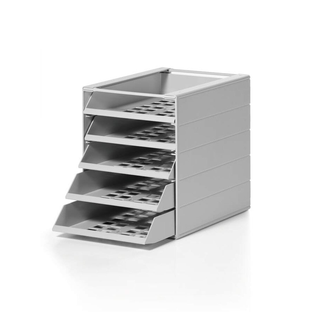Durable Blankettbox IDEALBOX BASIC Grå 5 Fack