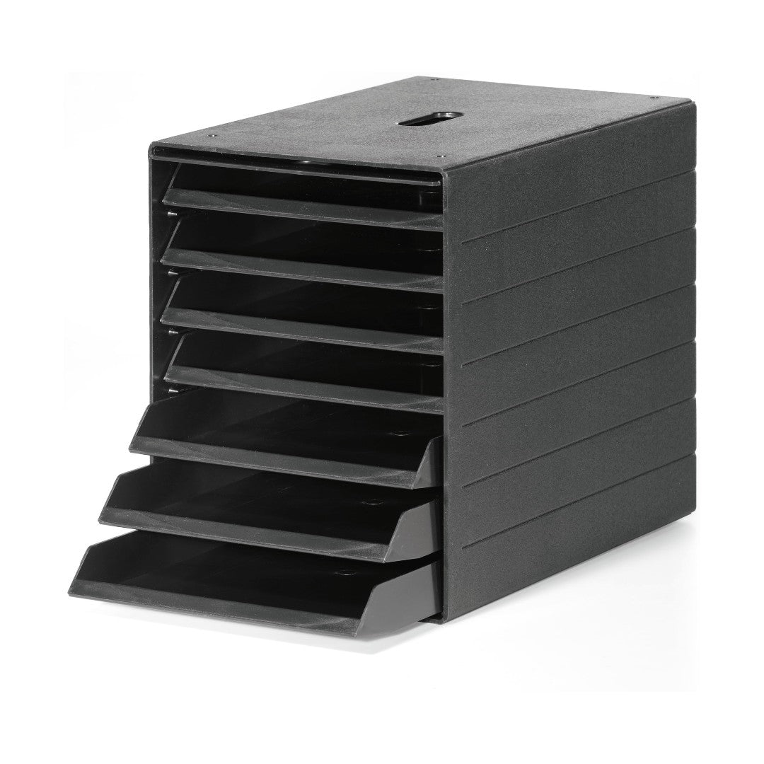 Durable Blankettbox Idealbox Plus 7-fack grå