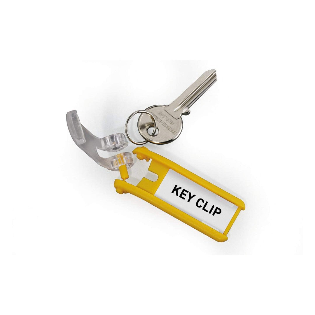 Durable Nyckelbricka Key Clip Blandade färger 6/fp