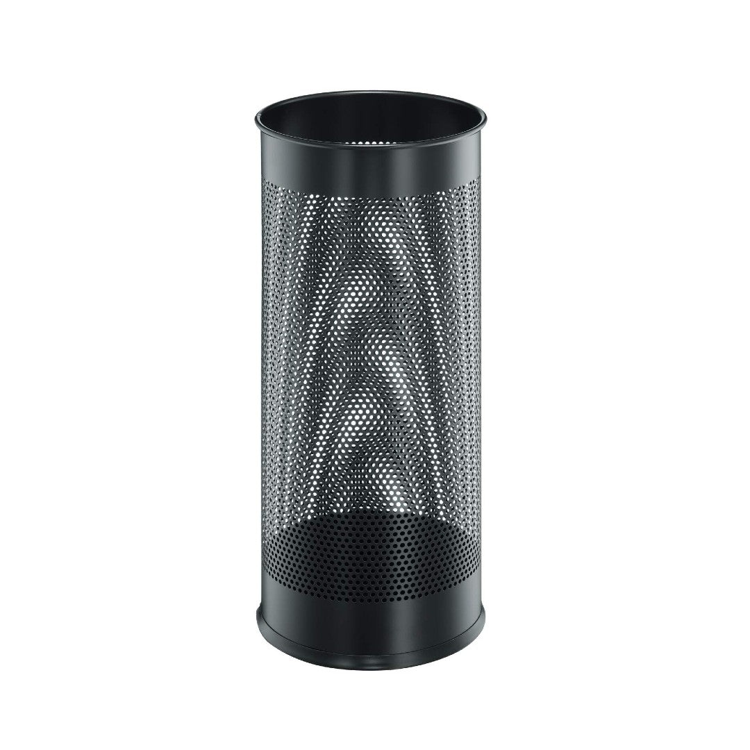 Durable paraplyställ runt svart metall 28,5L