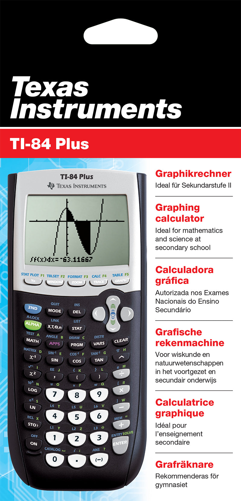 Texas Grafisk Räknare TI-84 Plus