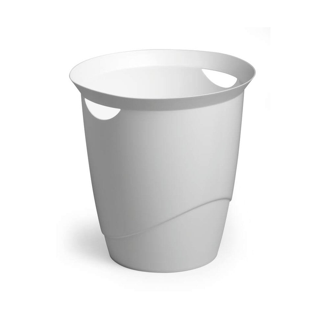 Durable Papperskorg Trend vit, 16L, plast